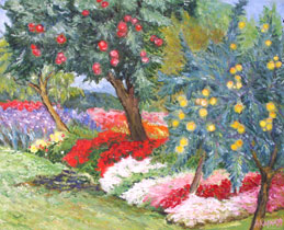 Apple Trees in the Garden